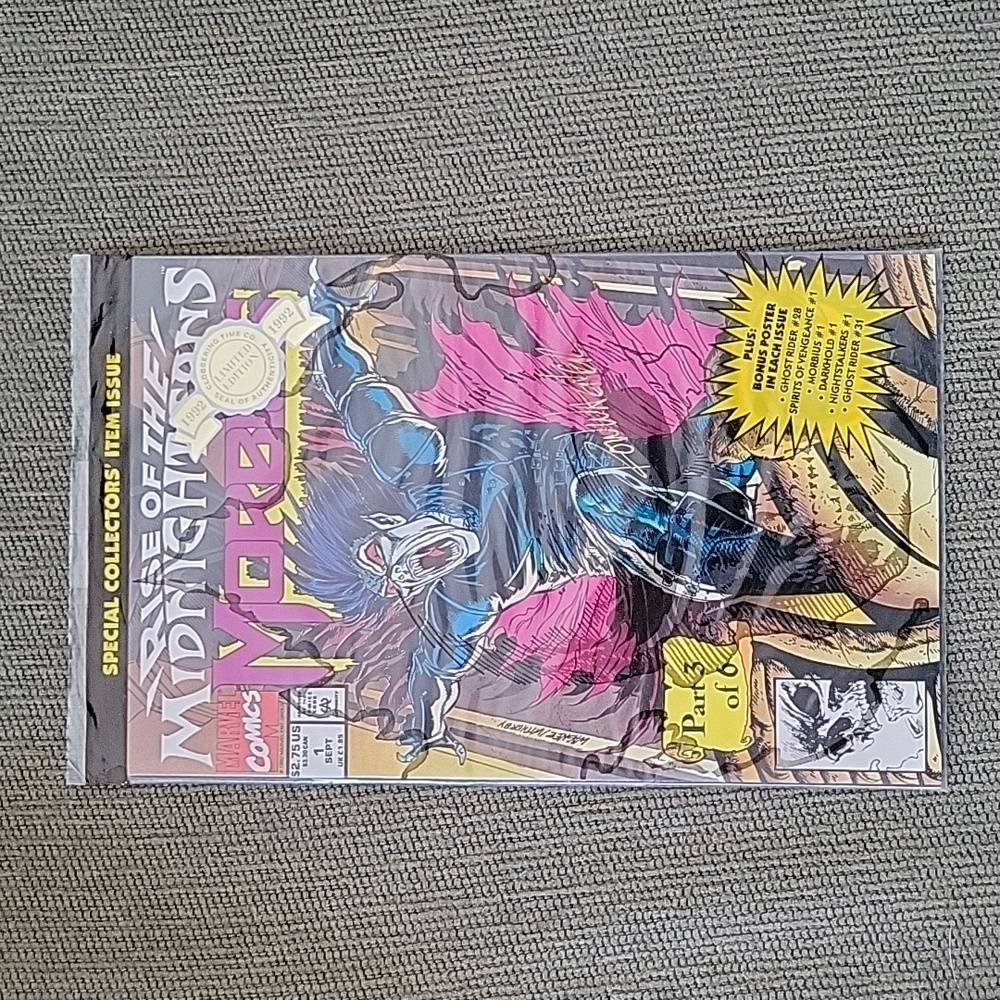 Limited Edition #1 Morbius signed/sketched by Ron Wagner *Extremely Rare*